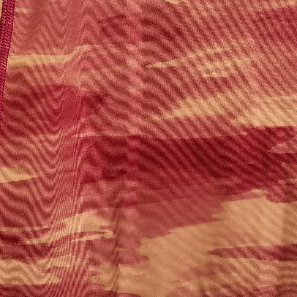 Under Armour Fuschia Camouflage Full Length Leggings Cold Gear Size XL - Picture 6 of 13